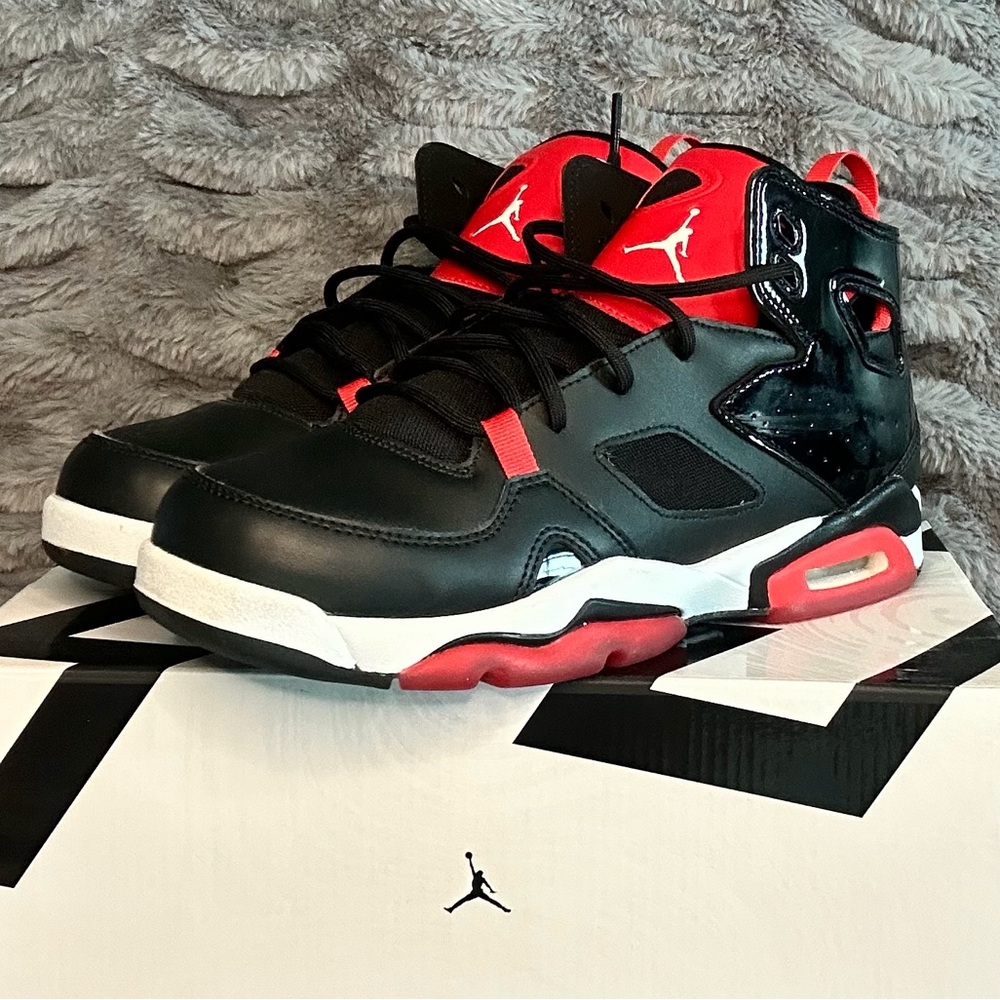 Jordan Kids Sneakers Black and Red